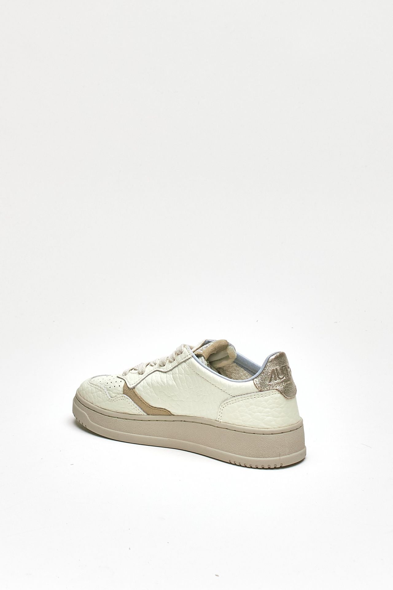 Sneakers MEDALIST LOW AULW-NE15 in pelle platino e sponge women Autry - 3
