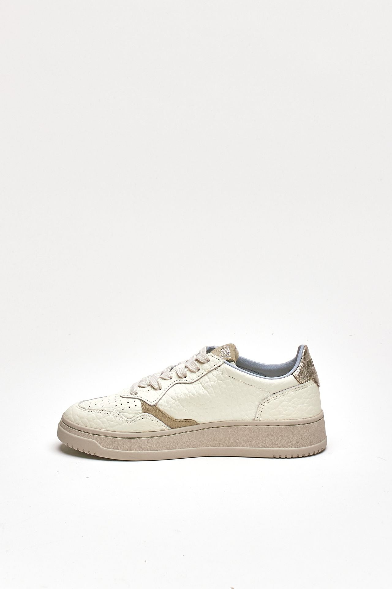 Sneakers MEDALIST LOW AULW-NE15 in pelle platino e sponge women Autry - 4