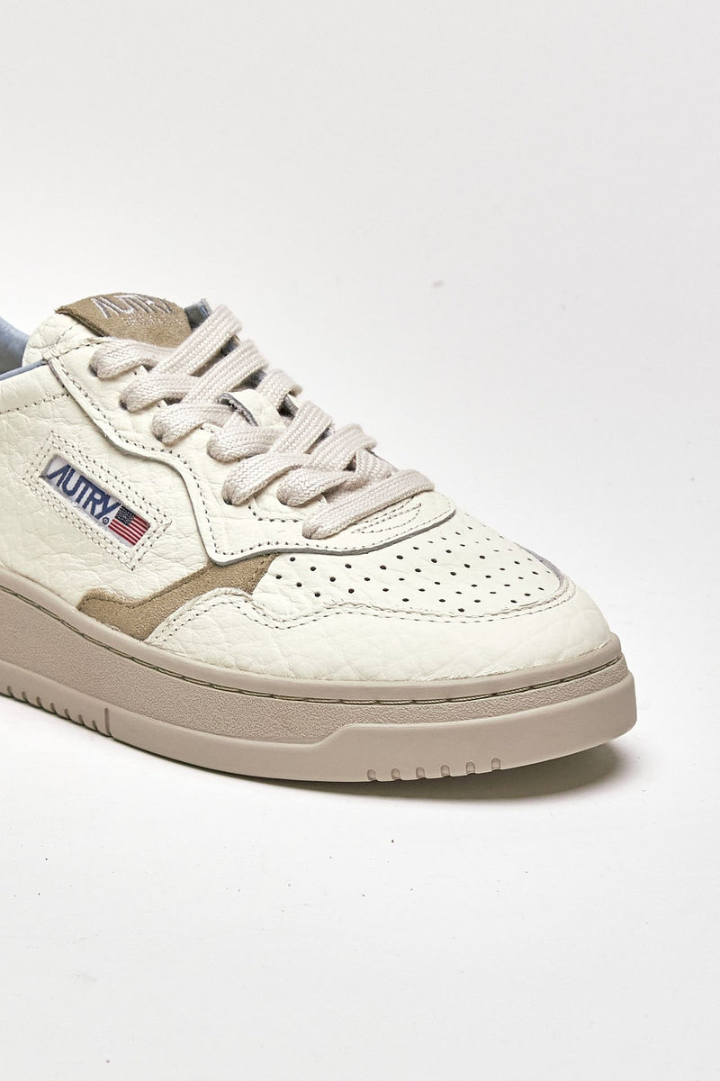 Sneakers MEDALIST LOW AULW-NE15 in pelle platino e sponge women Autry - 5