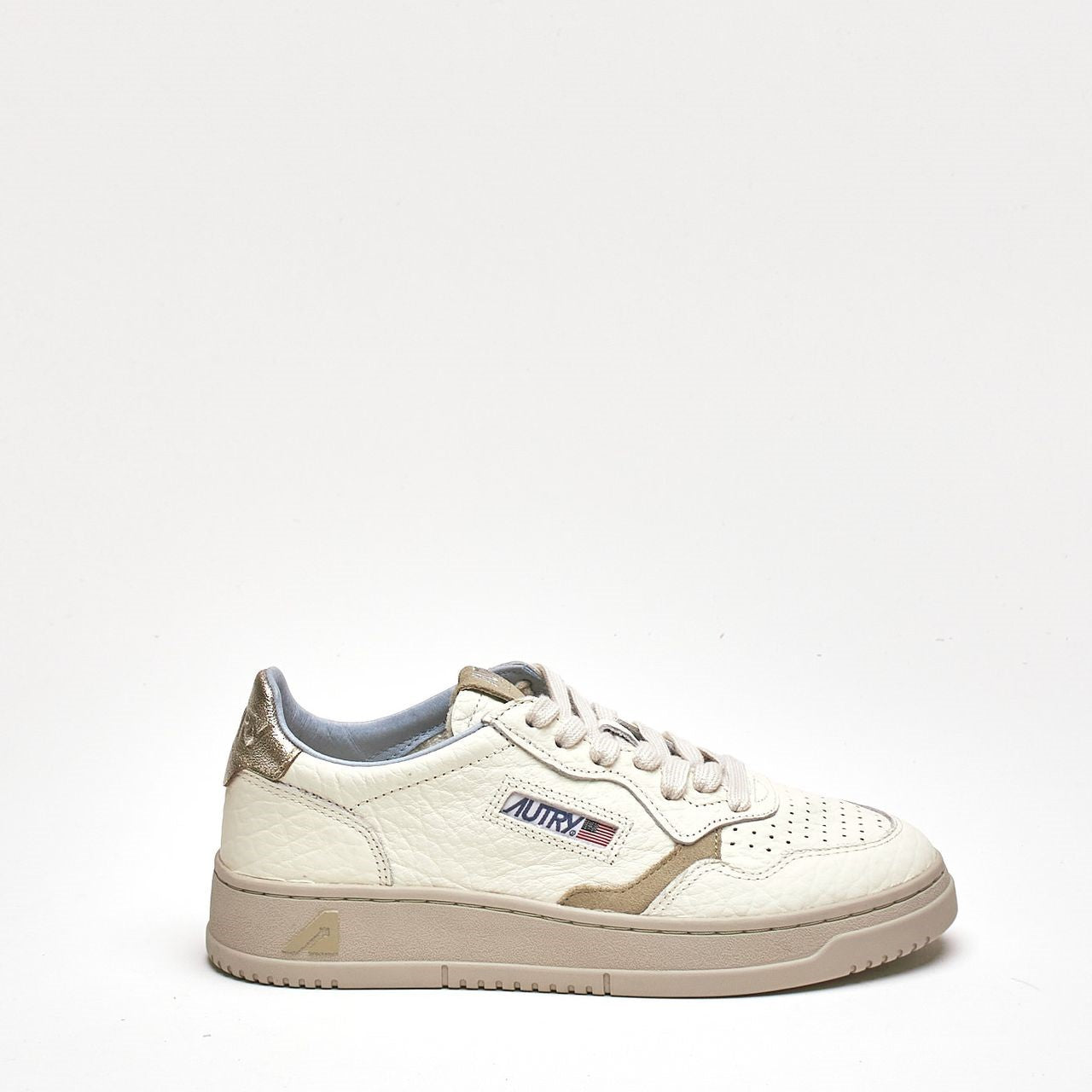 Sneakers MEDALIST LOW AULW-NE15 in pelle platino e sponge women Autry - 8