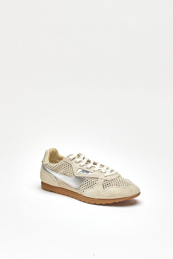 Sneakers WINDSPIN WSLW-KD06 in mesh traforato e suede women Autry
