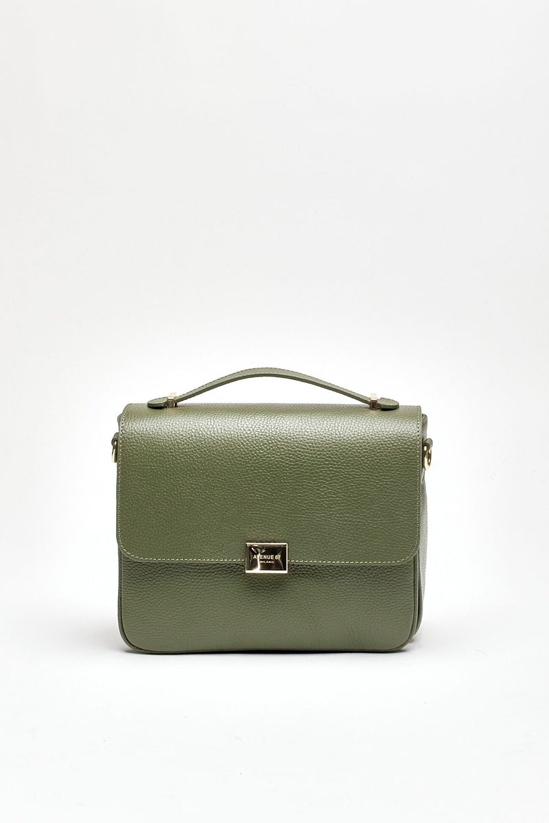 Borsa INGRID in pelle oliva women Avenue 67 - 1