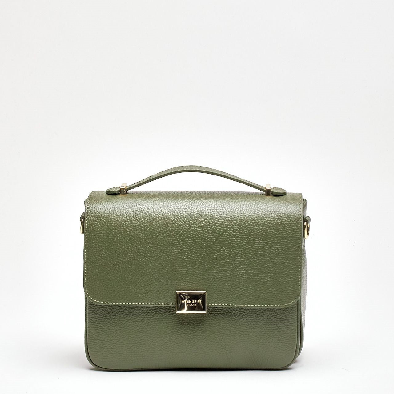 Borsa INGRID in pelle oliva women Avenue 67 - 7