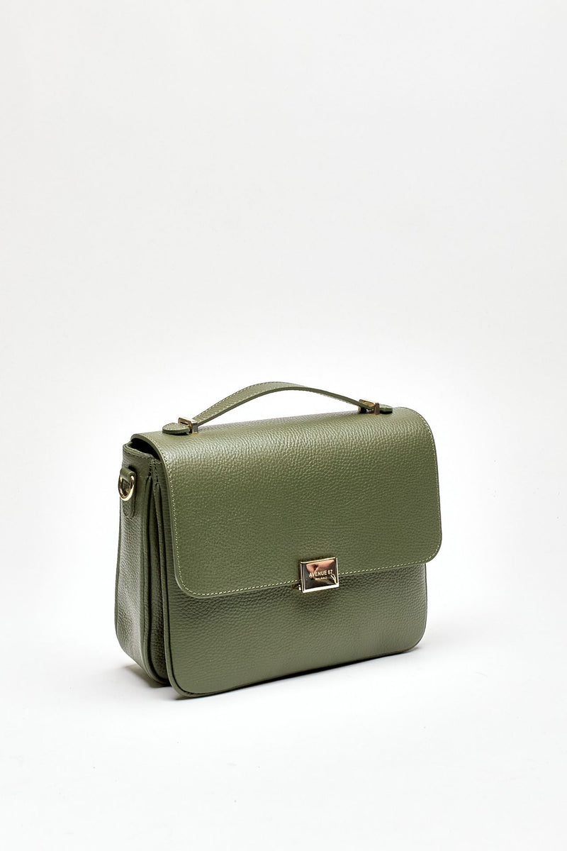 Borsa INGRID in pelle oliva women Avenue 67 - 2