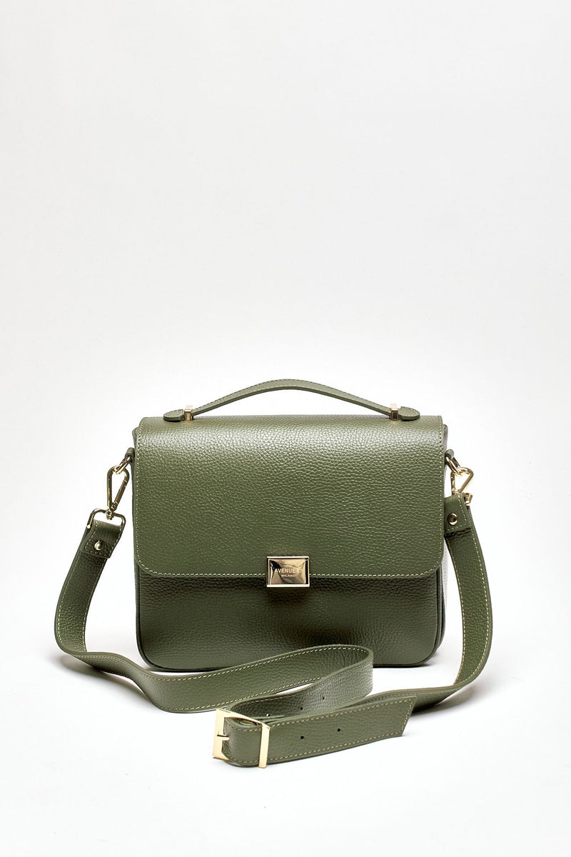 Borsa INGRID in pelle oliva women Avenue 67 - 4
