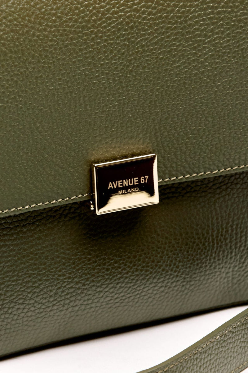Borsa INGRID in pelle oliva women Avenue 67 - 5