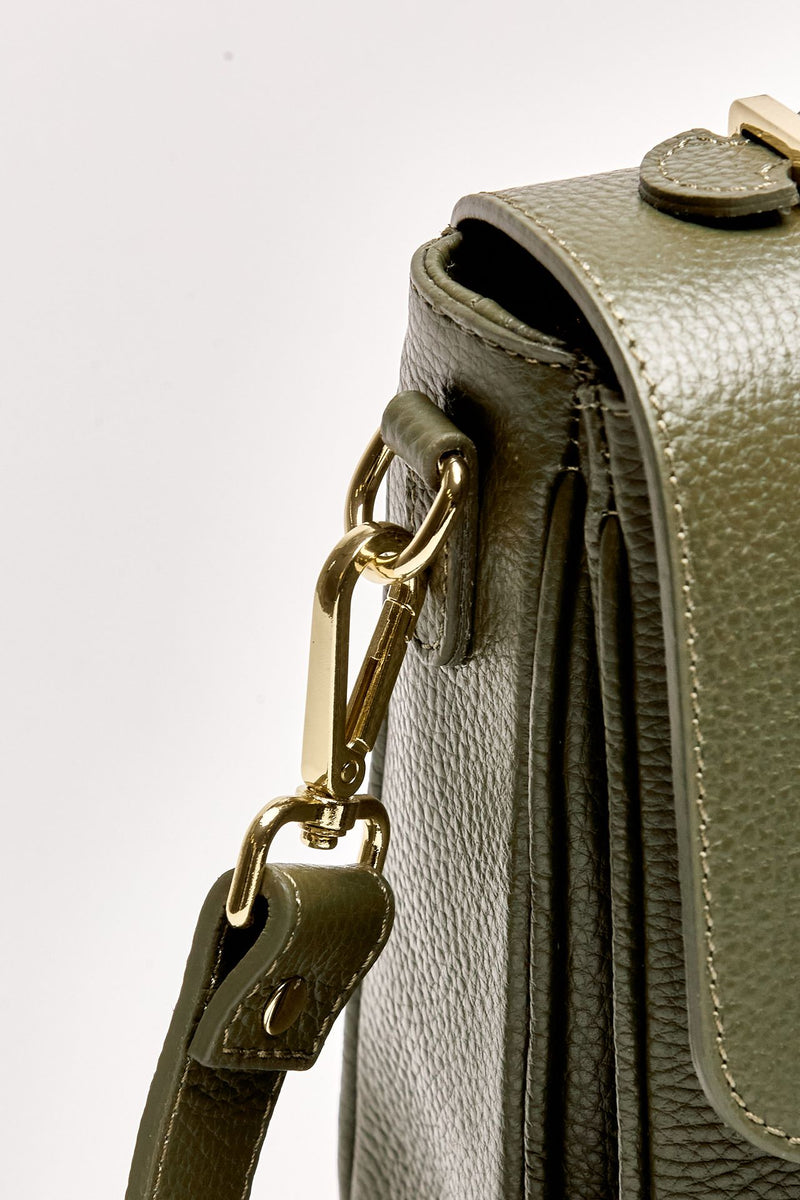 Borsa INGRID in pelle oliva women Avenue 67 - 6