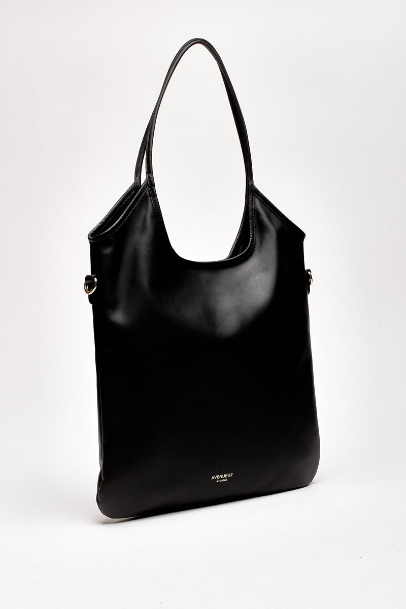 Shopper morbida SHANTY in nappa nero women Avenue 67 - 2
