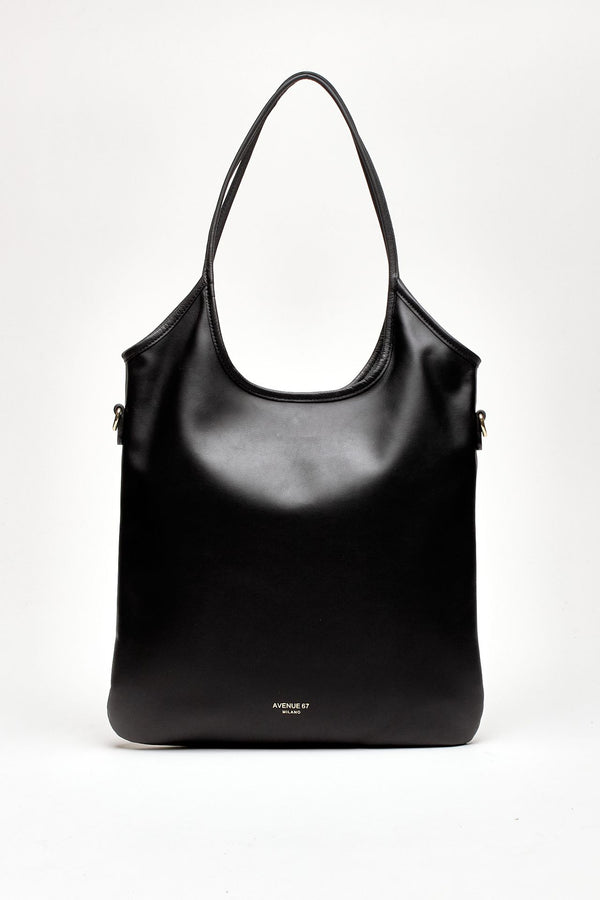 Shopper morbida SHANTY in nappa nero women Avenue 67
