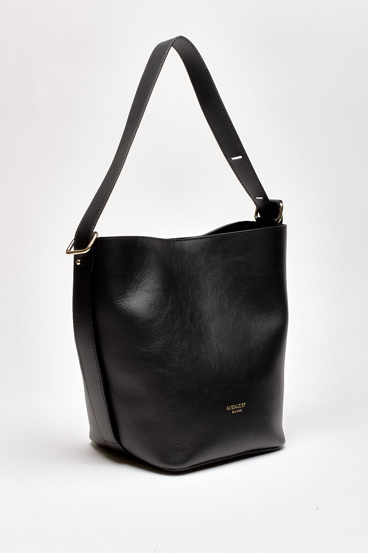 Secchiello morbido MADISON in nappa nero women Avenue 67 - 2