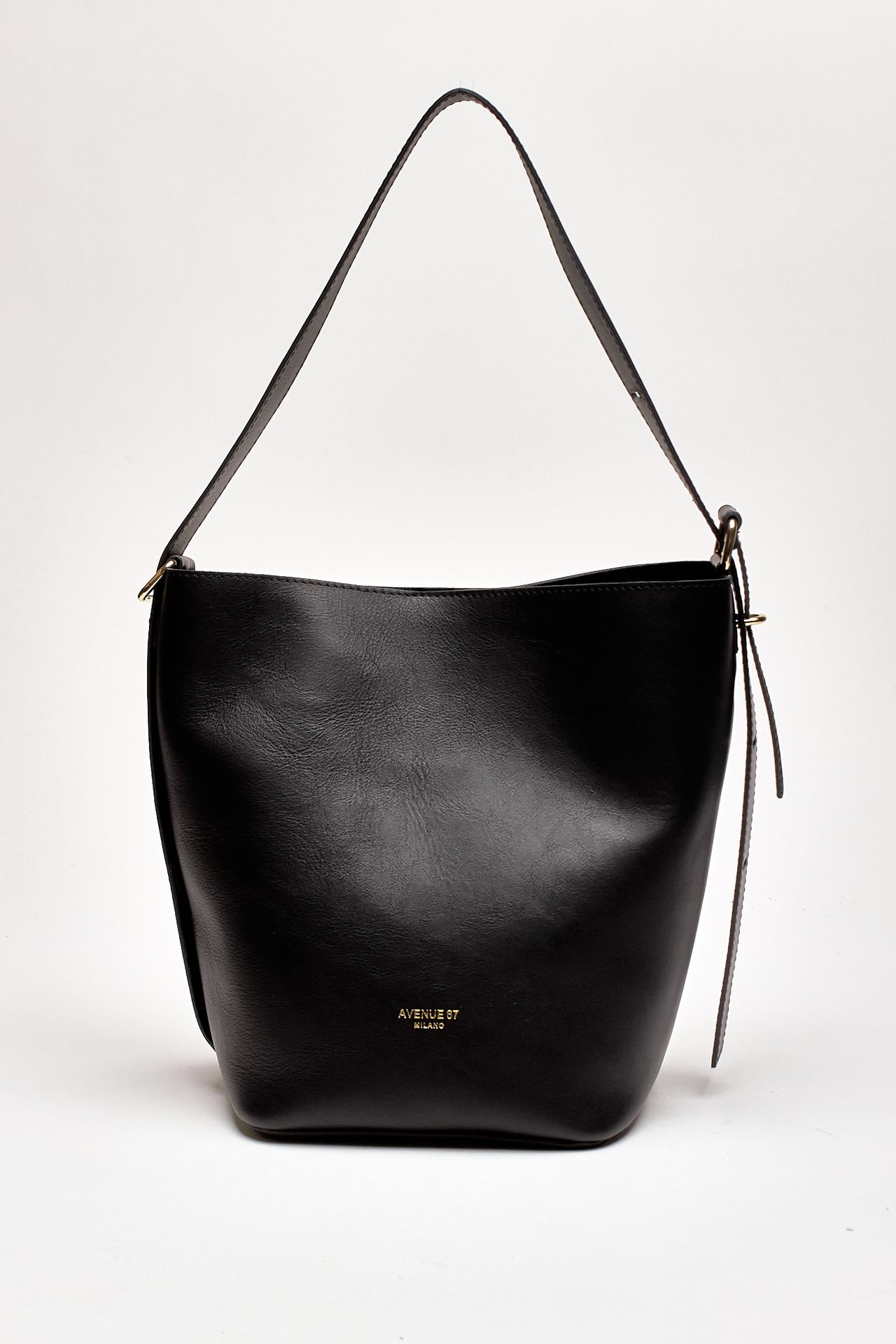 Secchiello morbido MADISON in nappa nero women Avenue 67 - 1