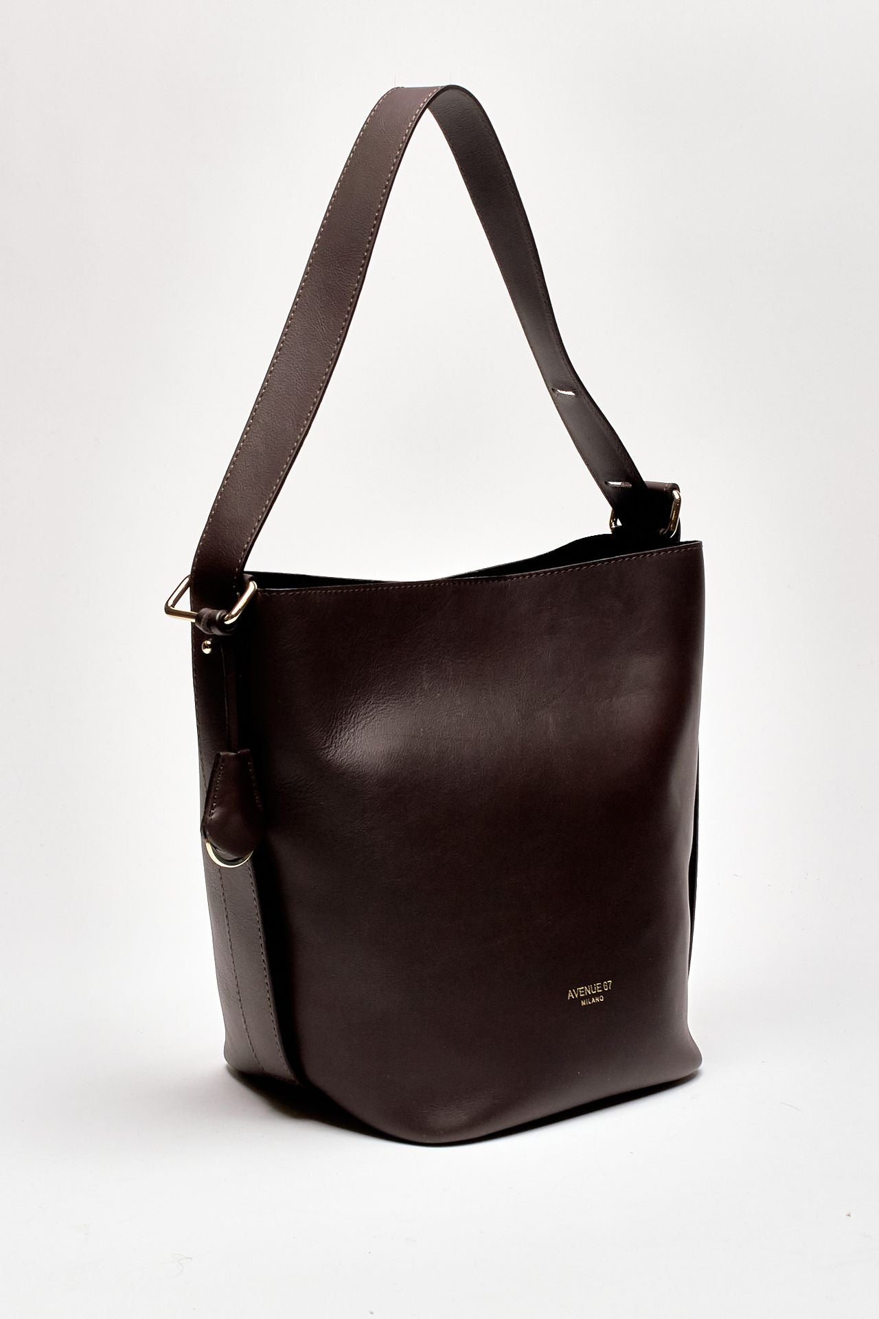 Secchiello morbido MADISON in nappa marrone women Avenue 67 - 2