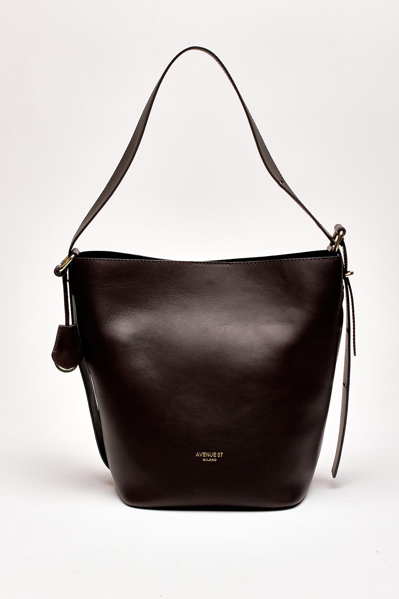 Secchiello morbido MADISON in nappa marrone women Avenue 67 - 1