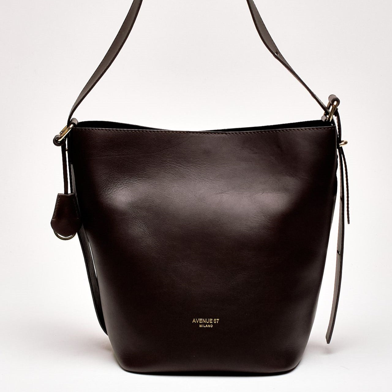 Secchiello morbido MADISON in nappa marrone women Avenue 67 - 7