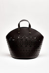 Cesta rigida DINAH in pelle laserata testa di moro women Avenue 67 - 1