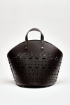 Cesta rigida DINAH in pelle laserata testa di moro women Avenue 67 - 3