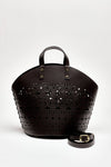Cesta rigida DINAH in pelle laserata testa di moro women Avenue 67 - 4