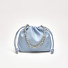 Pochette morbida CYNTHIA in pelle sauvage blu cielo women Avenue 67 - 7