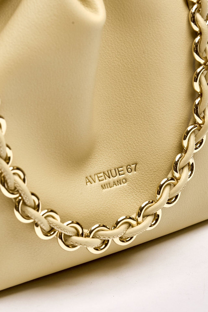 Pochette morbida CYNTHIA in pelle sauvage sabbia women Avenue 67 - 7