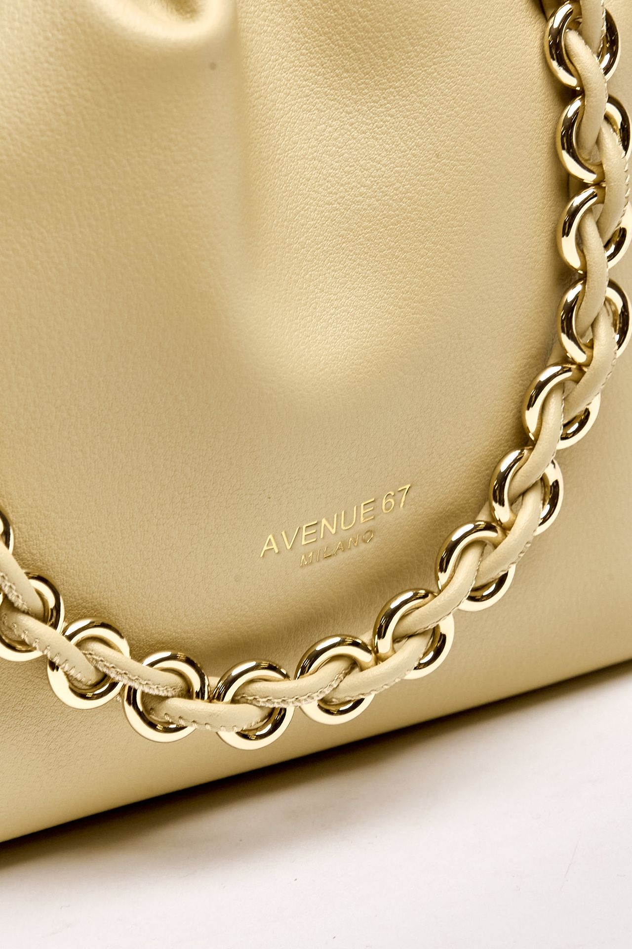 Pochette morbida CYNTHIA in pelle sauvage sabbia women Avenue 67 - 6