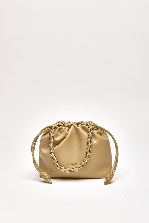 Pochette morbida CYNTHIA in pelle sauvage sabbia women Avenue 67