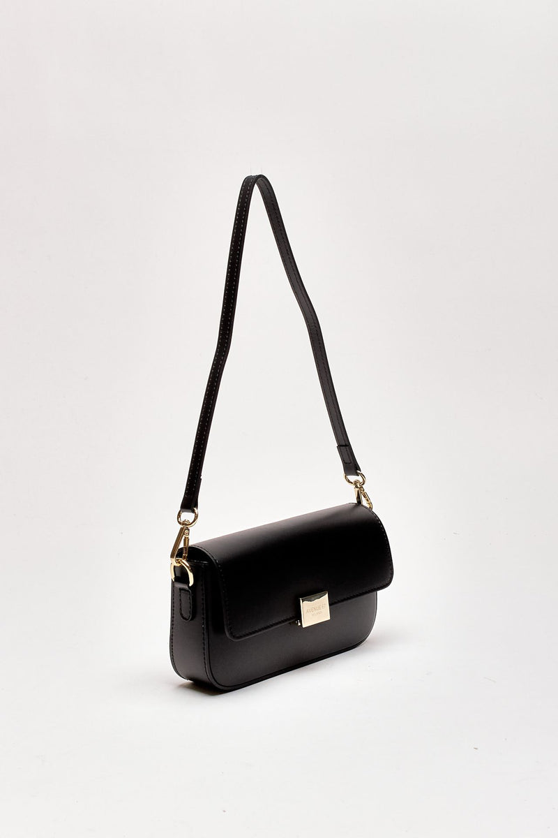 Clutch rigida FARAH in pelle ruga nero women Avenue 67 - 2