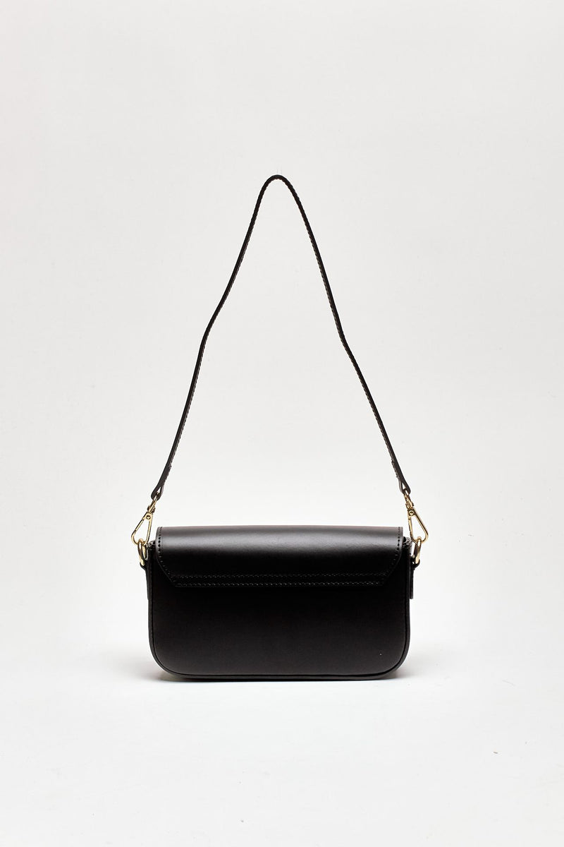 Clutch rigida FARAH in pelle ruga nero women Avenue 67 - 3