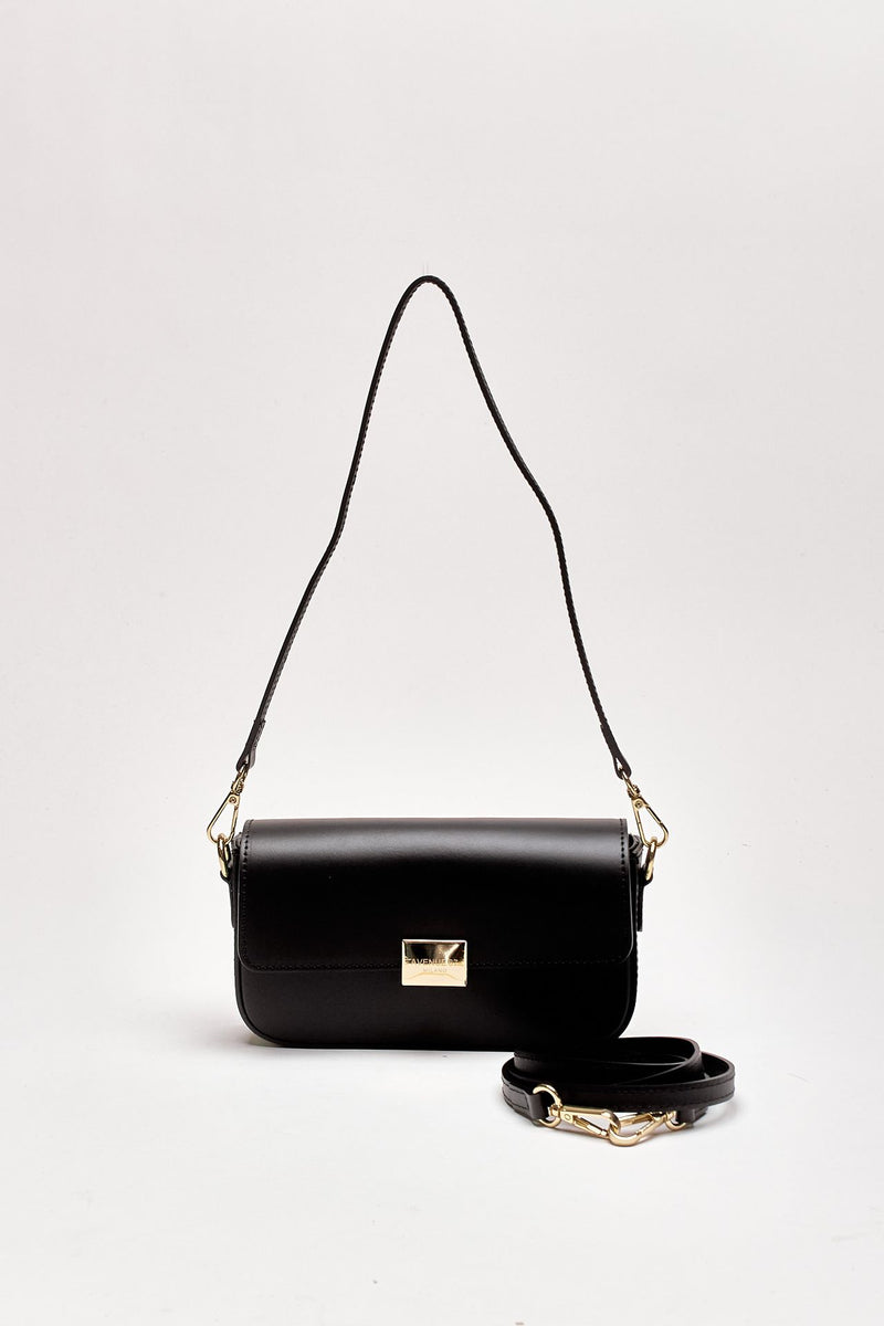 Clutch rigida FARAH in pelle ruga nero women Avenue 67 - 4