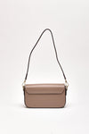 Clutch rigida FARAH in pelle ruga tortora women Avenue 67 - 3