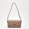 Clutch rigida FARAH in pelle ruga tortora women Avenue 67 - 7