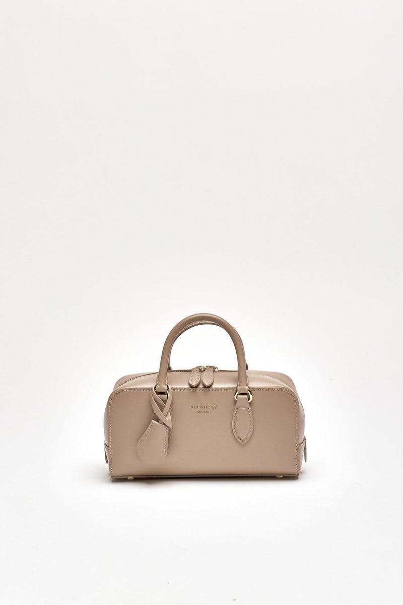 Mini-bauletto rigido ALIMA in pelle tortora women Avenue 67 - 1