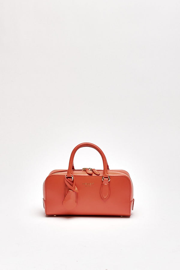 Mini-bauletto rigido ALIMA in pelle arancio women Avenue 67