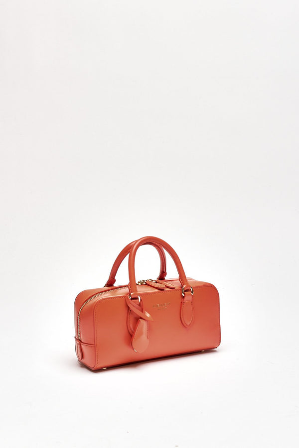 Mini-bauletto rigido ALIMA in pelle arancio women Avenue 67