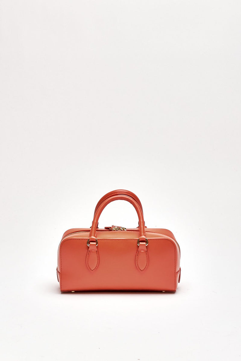 Mini-bauletto rigido ALIMA in pelle arancio women Avenue 67 - 3
