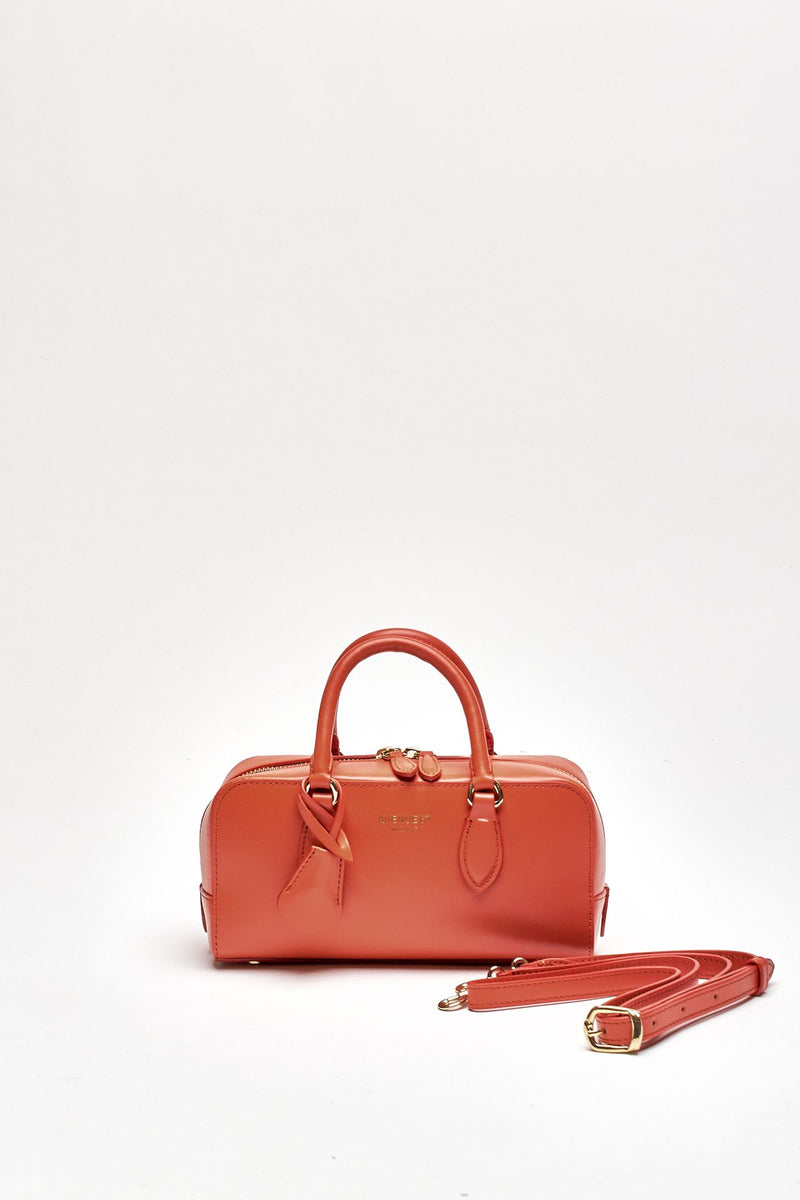 Mini-bauletto rigido ALIMA in pelle arancio women Avenue 67 - 4