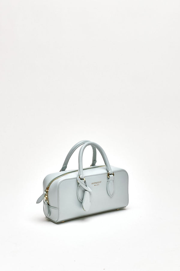 Mini-bauletto rigido ALIMA in pelle celeste women Avenue 67