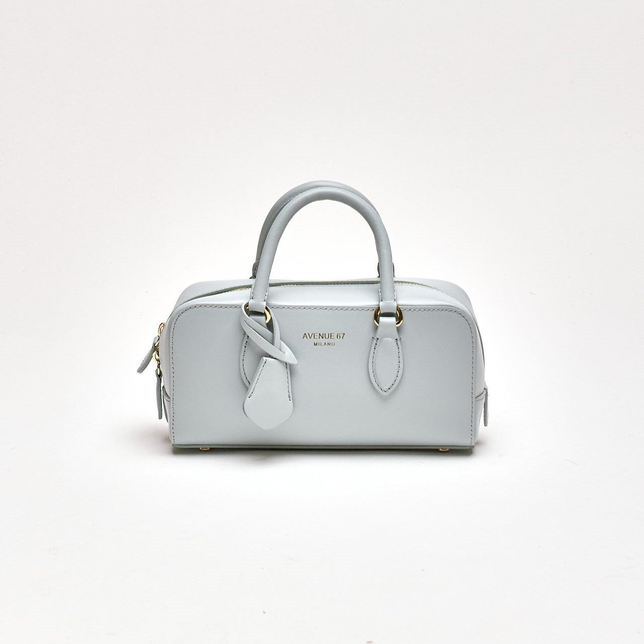 Mini-bauletto rigido ALIMA in pelle celeste women Avenue 67 - 6