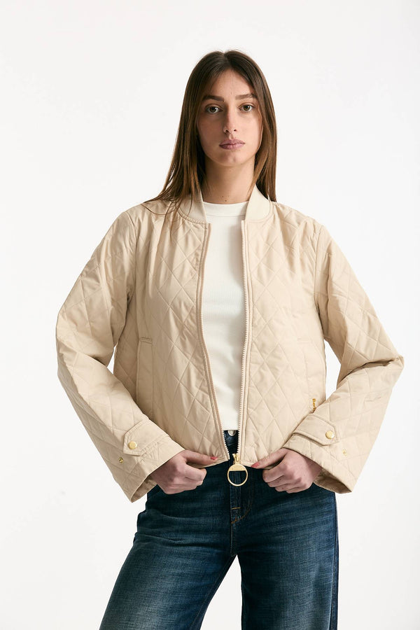 Giubbino trapuntato WHILLAN beige women Barbour