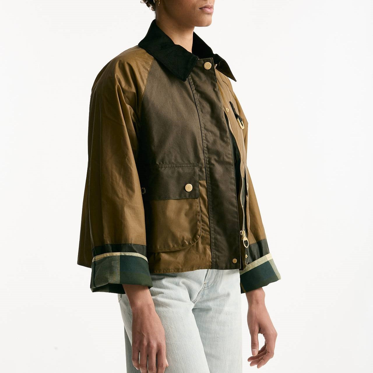 Giacca cerata crop ALMA WAX sabbia women Barbour - 10