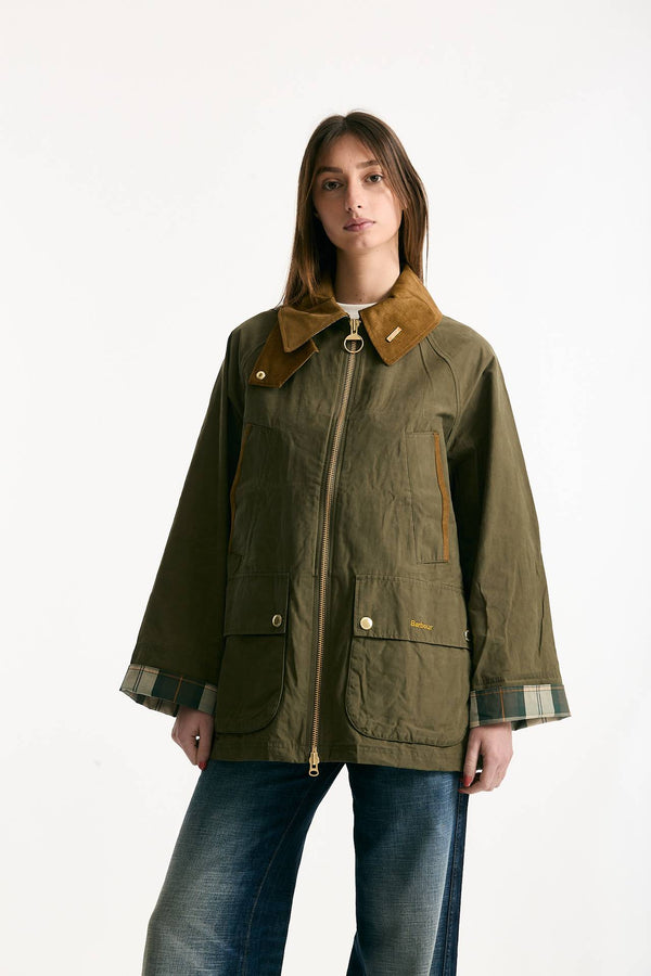 Giacca cerata BEDALE verde women Barbour