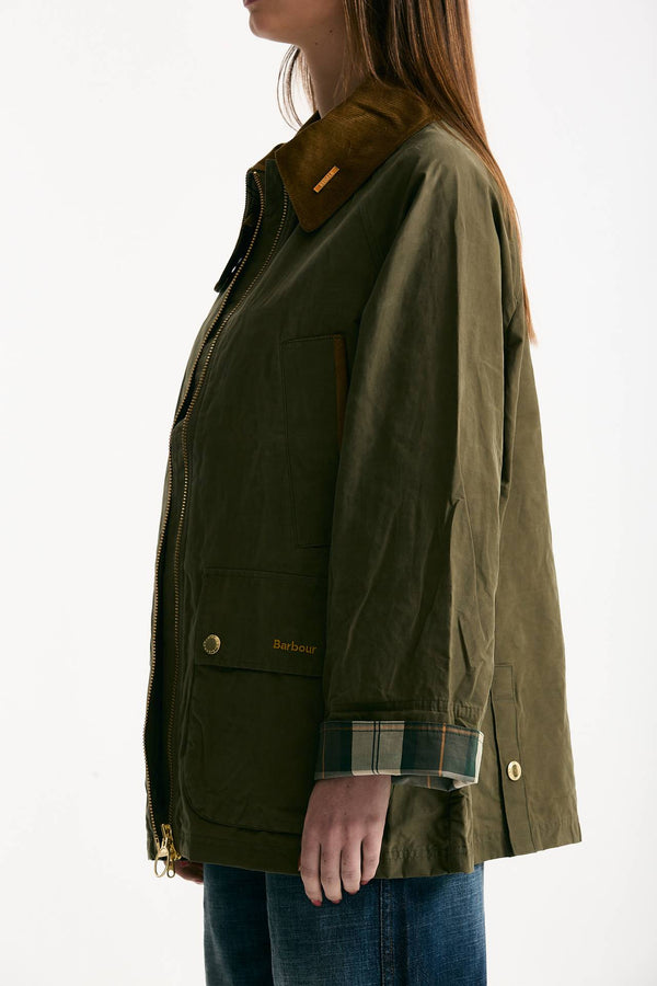 Giacca cerata BEDALE verde women Barbour