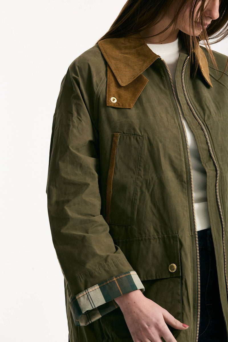 Giacca cerata BEDALE verde women Barbour - 6