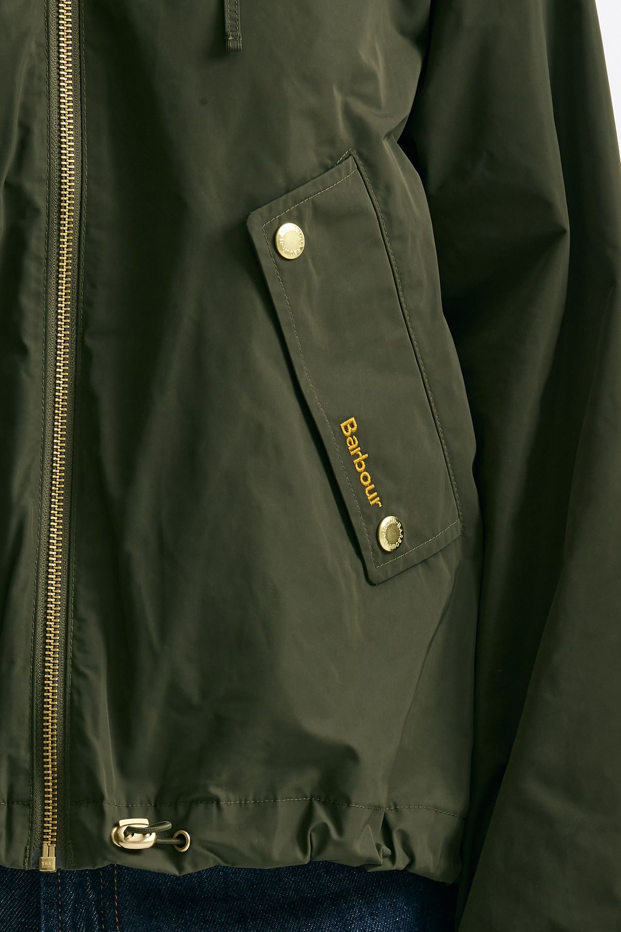 Giubbino WEAVER in nylon verde women Barbour - 5