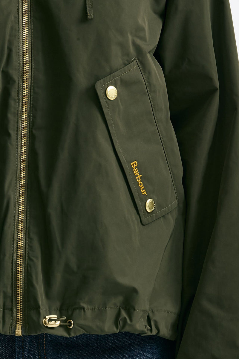 Giubbino WEAVER in nylon verde women Barbour - 5
