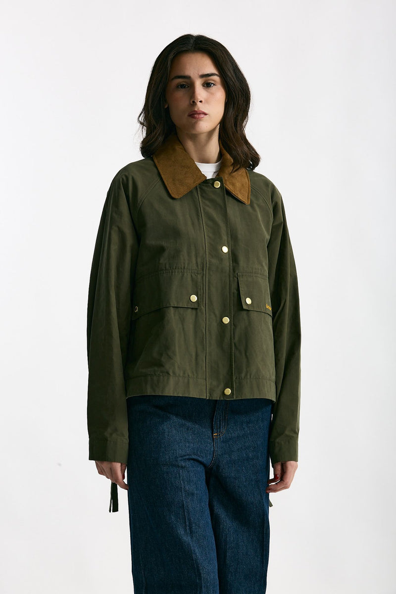 Giubbino antipioggia MEDLAN verde women Barbour - 1