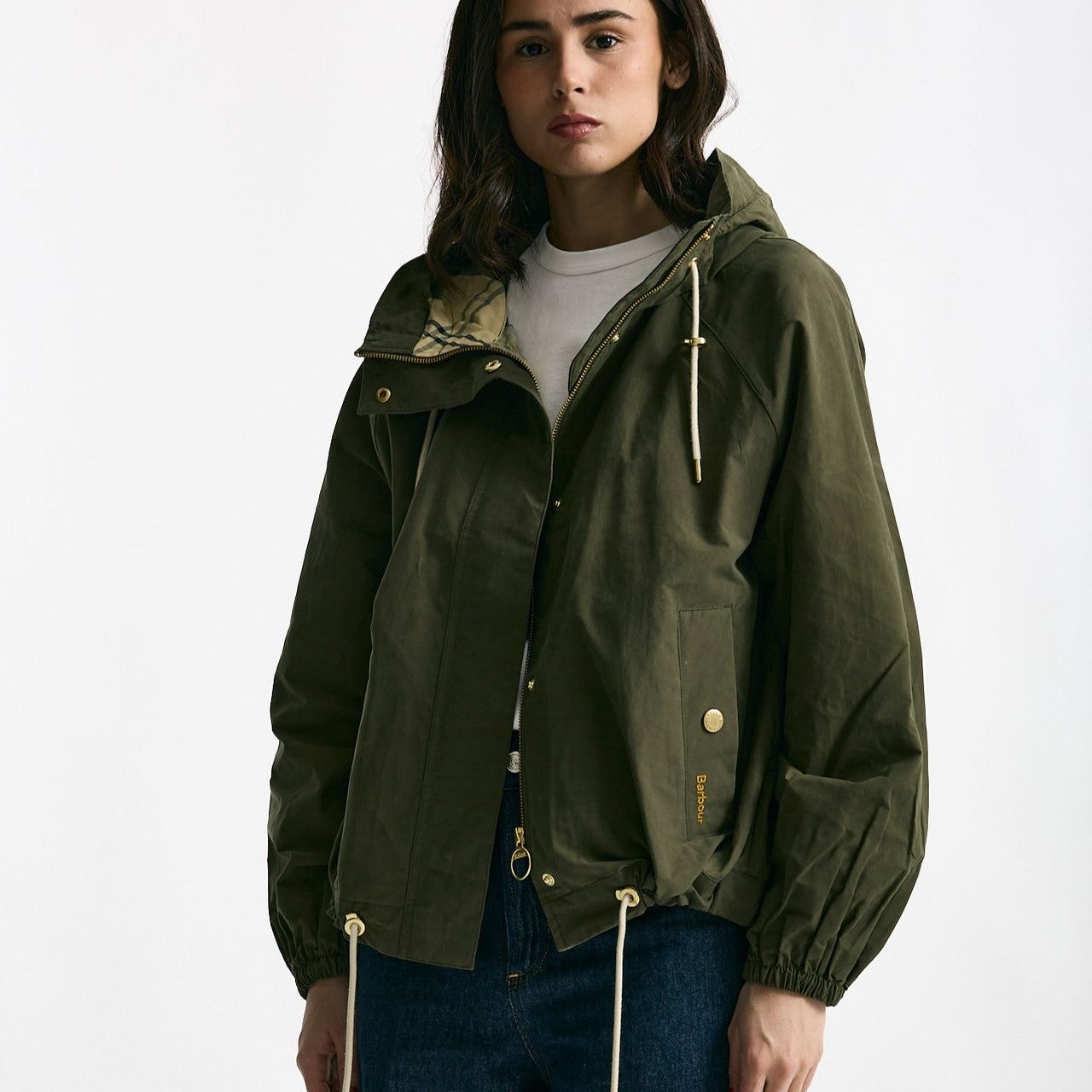 Giubbino antipioggia HAWKRIDGE verde women Barbour - 8