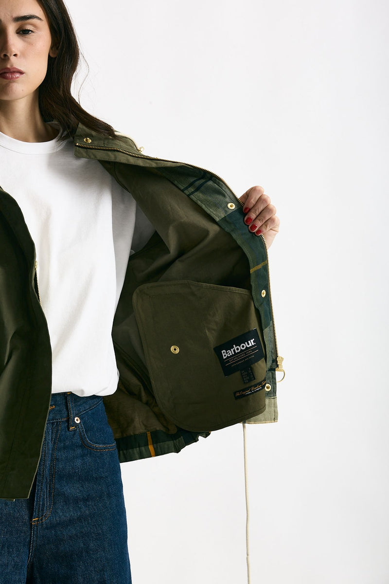 Giubbino antipioggia HAWKRIDGE verde women Barbour - 6