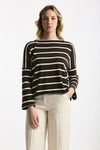Maglia collo a barchetta rigata women Be you - 1