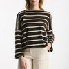 Maglia collo a barchetta rigata women Be you - 6