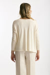 Maglia in seta e cashmere panna women Be you - 3